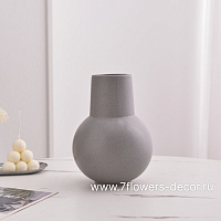 Ваза "Clay" (керамика), D15xH21 см - фото 1