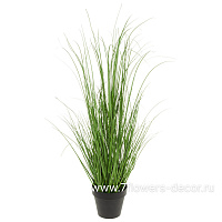 Трава искусственная "Кудрявая", H60 см, в кашпо - фото 1