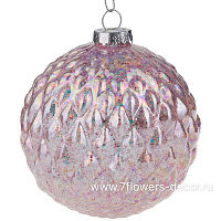 Елочная игрушка "Шар" (стекло), D10 см - фото 1