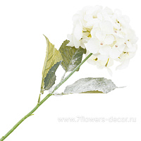 Цветок искусственный заснеженный "Гортензия", H84 см - фото 1