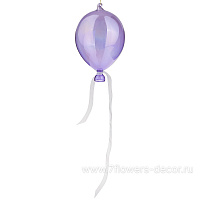 Елочная игрушка "Воздушный Шар" (стекло), D14xH23 см - фото 1