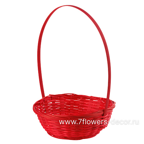 Корзина плетеная (бамбук), D19xH5/31 см - фото 1