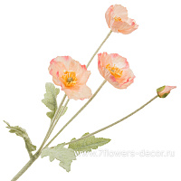 Цветок искусственный "Мак", H57 см - фото 1