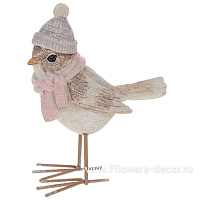 Фигура "Воробушек" (полирезин), 10,5x5,5xH10,5 см - фото 1