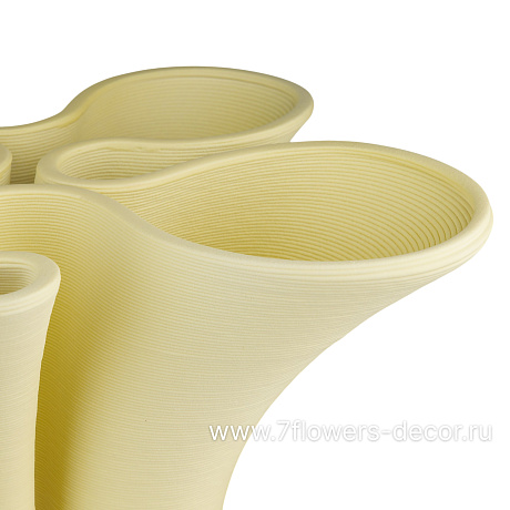 Ваза Иллюзия (керамика), 22x30xH14 см, для суxоцветов - фото 2