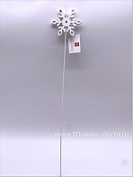 Снежинка на вставке (дерево), D8хН43 см - фото 1