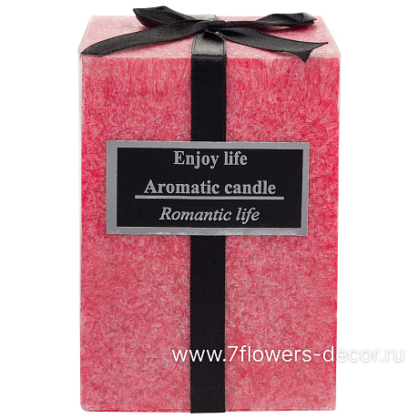 Свеча квадрат (парафин), 7x7xH10 см - фото 1