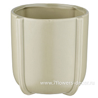 Кашпо "Cosmo" (керамика), D13xH12,5 см - фото 1
