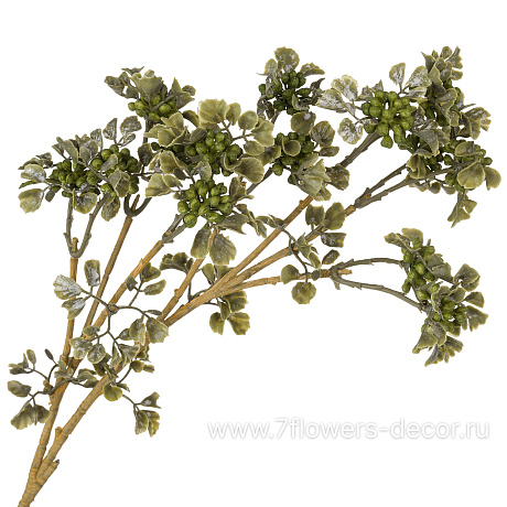 Ветка искусственная с ягодами, H60 см - фото 1