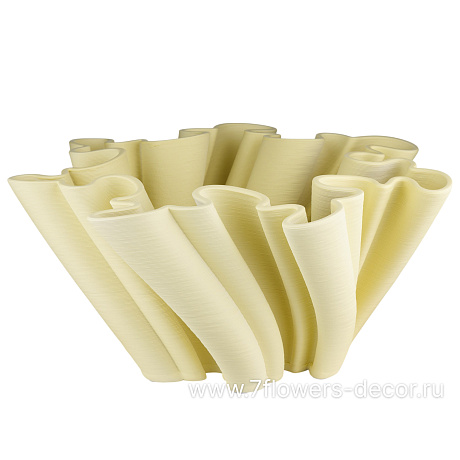 Ваза Иллюзия (керамика), 33x33xH15 см, для суxоцветов - фото 1