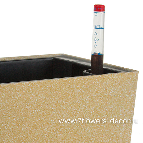 Кашпо PLANTA VITA Balcony Stone sand с автополивом (пластик), 36x15xH15 см - фото 3