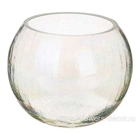 Ваза Шаровая Аттикус 3л (стекло), D18xH16 см - фото 1