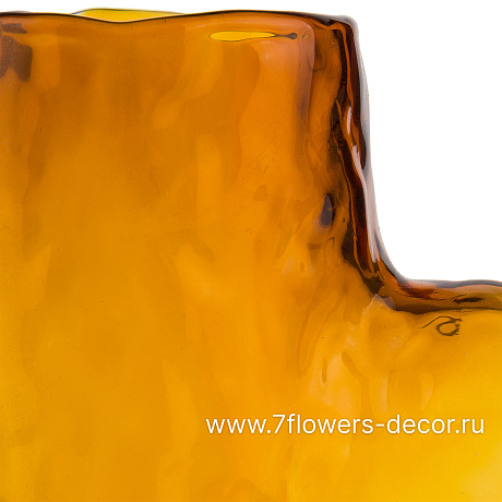 Ваза Amber (стекло), 14х8xH26 см - фото 2