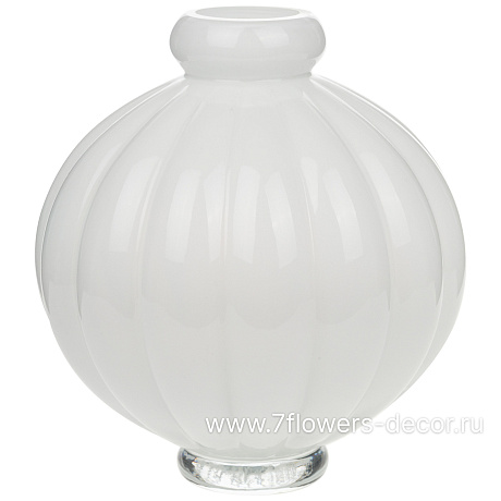 Ваза Frosty (стекло), D22,5xH25 см - фото 1