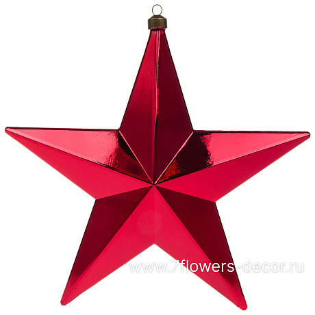 Елочная игрушка Звезда (пластик), H30 см - фото 2