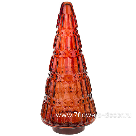 Фигура Елка (стекло), D16xH38 см - фото 1