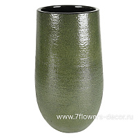 Кашпо Indoor Pottery Pot High Zembla Green (per 4 pcs.), D14хH30см - фото 1