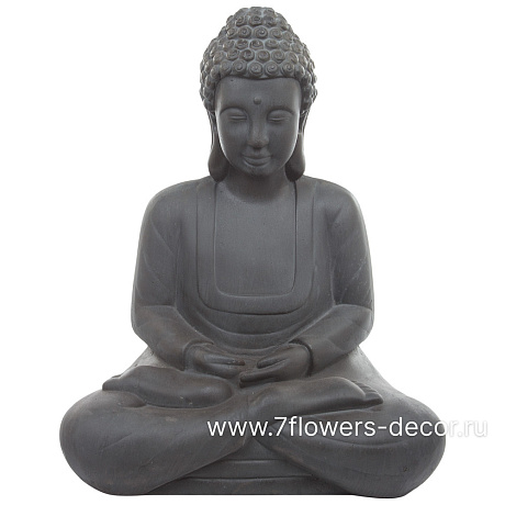 Фигура Nobilis Marco Plain antique grey Buddha, 55х36хH68 см - фото 1
