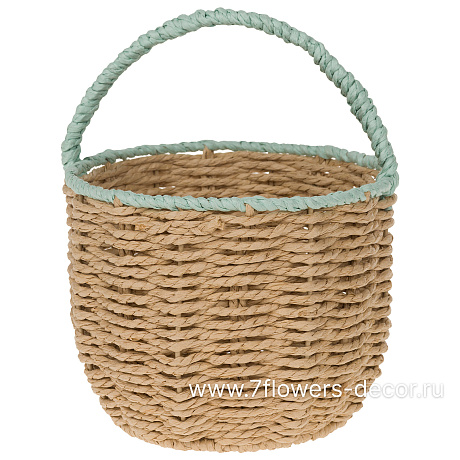Корзина плетеная Кант (бумага), D19xH15 см - фото 1