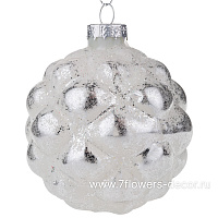 Елочная игрушка "Шар" (стекло), D8 см - фото 1