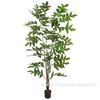 Растение искусственное "Пальма Кариота" в кашпо, 232 листа, H183 см