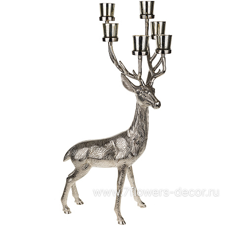 Подсвечник Олень (металл), 42x27xH81 см - фото 1