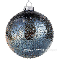 Елочная игрушка "Шар" (стекло), D10 см - фото 1