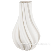 Ваза "Иллюзия" (керамика), D23xH44,5 см, для сухоцветов - фото 1