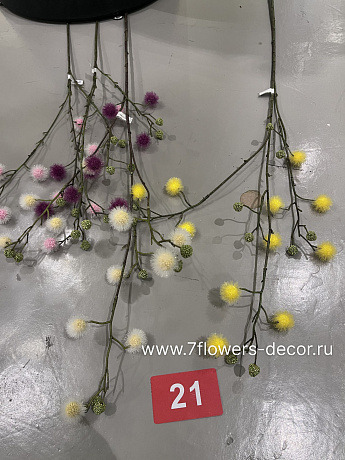 Ветка искусственная Мимоза, H91 см - фото 1
