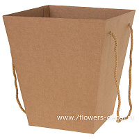 Набор коробок транпортировочных для цветов без крышки (крафт), 15x22xH25 см (10 шт) - фото 1