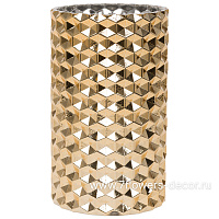 Ваза "Hand-Hammered" (стекло), D10xH18 см - фото 1