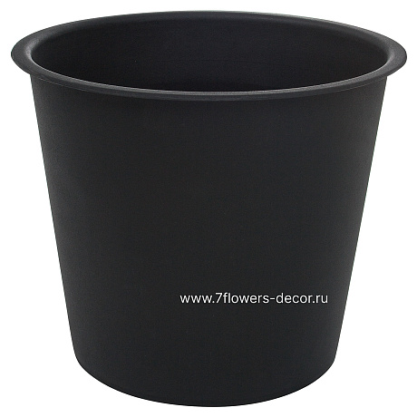 Кашпо полистоун Nobilis Marco Pm-grey3 Waves Vase, D33хH98 см с тех.горшком - фото 4