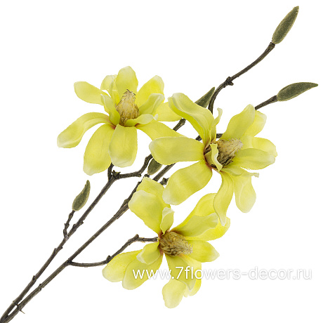 Цветок искусственный Магнолия, H68 см - фото 1