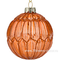 Елочная игрушка "Шар" (стекло), D8 см - фото 1