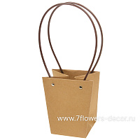 Сумка подарочная (картон), 13x9,5xH15,5 см, набор (10 шт), с ламинацией