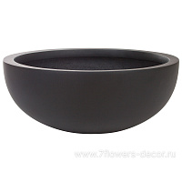 Кашпо Nobilis Marco "Pm-antra Round" (полистоун), D50хH21 см - фото 1