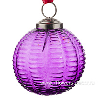 Елочная игрушка "Шар" (стекло), D7,5 см - фото 1