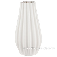 Ваза "Иллюзия" (керамика), D14xH28,5 см, для сухоцветов - фото 1