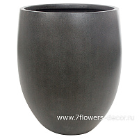Кашпо полистоун Nobilis Marco "Pm-grey2 Vase", D52хH62 см - фото 1