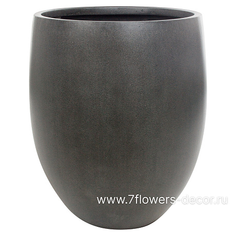 Кашпо полистоун Nobilis Marco Pm-grey2 Vase, D52хH62 см - фото 1