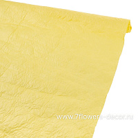 Бумага жатая, однотонная "Желтый", 70 смx5 м - фото 1