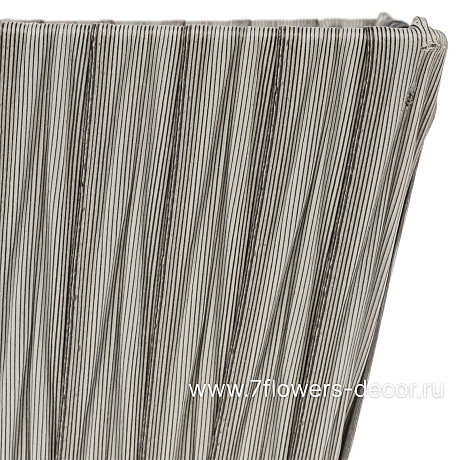 Кашпо плетеное (пластик), 25х12хН10 см - фото 4