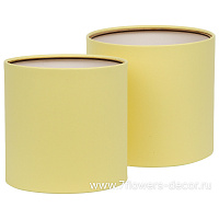 Коробка шляпная, D21xH21 см, D18xH18 см, набор (2 шт), без крышки - фото 1