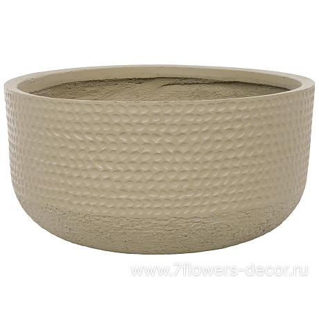 Кашпо Nobilis Marco Сells Round (GRC), D54xH27 см - фото 1