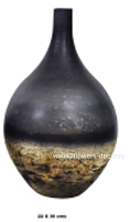 Ваза "Alchemy Dark Grey" (стекло), D22xH36 см - фото 1