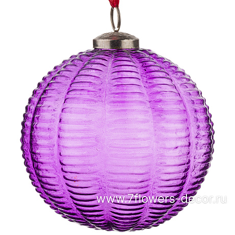 Елочная игрушка Шар (стекло), D12 см - фото 1