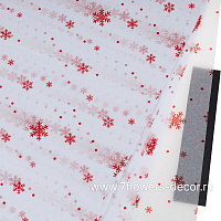 Бумага тишью "Снежинки", 50х70 см, 17г/м2, набор (28 шт) - фото 1