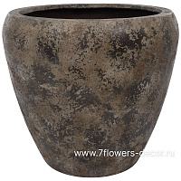 Кашпо Nobilis Marco "Plain Round" (файкостоун), D54xH48 см - фото 1