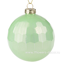 Елочная игрушка "Шар" (стекло), D8 см - фото 1