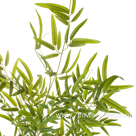 Растение искусственное Бамбук в кашпо, 2160 листьев, H210 см - фото 3
